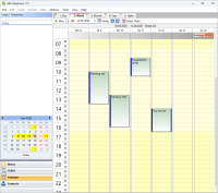 Calendar in week view